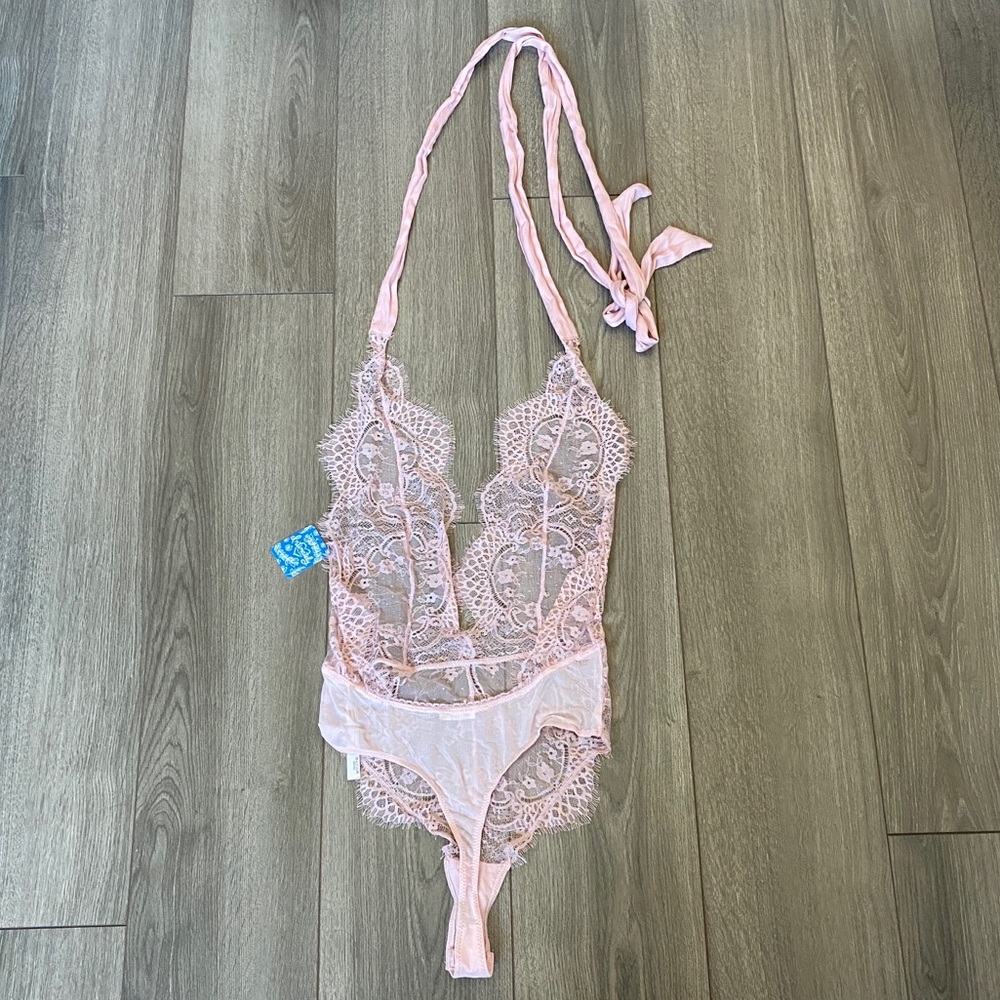 Free People Showoff Lace Bodysuit Ballet Combo S - Picture 11 of 14
